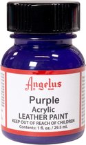 Angelus Leather Acrylic Paint - textielverf voor leren stoffen - acrylbasis - Purple - 29,5ml