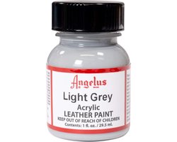 Angelus Leather Acrylic Paint - textielverf voor leren stoffen - acrylbasis - Light Grey - 29,5ml