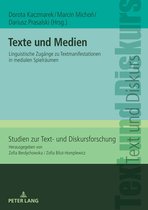 Studien zur Text- und Diskursforschung 27 - Texte und Medien