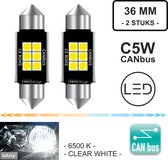 C5W 36mm ( Set 2 Stuks ) 12V  LED   CANbus Geschikt met ESP CHIP foutloos 3030 SMD 1000 Lumen