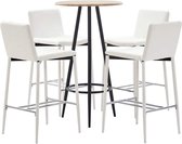 Medina 5-delige Barset kunstleer wit