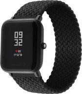 iMoshion Gevlochten nylon bandje voor de Amazfit GTS / BIP - Zwart