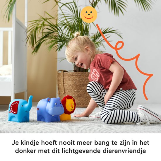Fisher-Price LED light Nijlpaard - Nachtlampje - Bedlampje - Babykamer van Fisher-Price — afbeelding 4