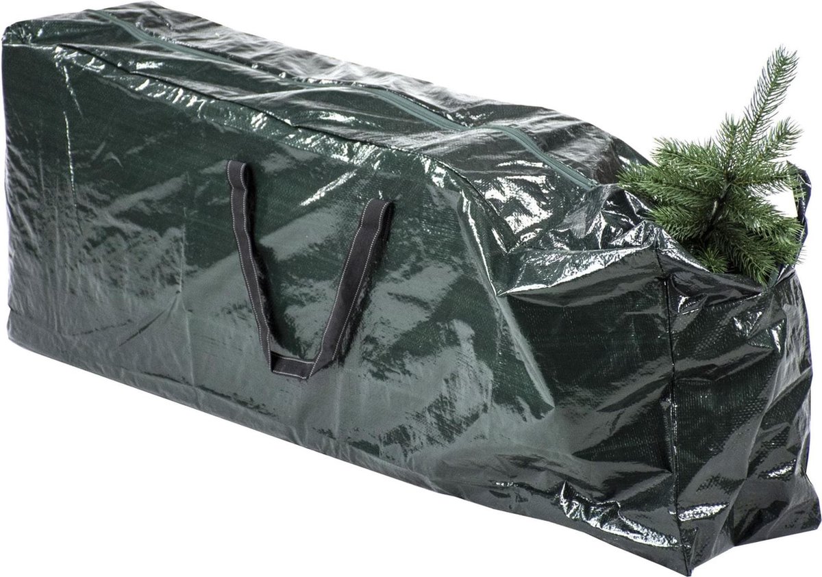 Opbergtas voor de kerstboom 120x25x43cm donkergroen