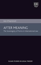 Elgar Studies in Legal Theory- After Meaning