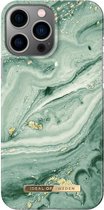 iDeal of Sweden Fashion Case iPhone 13 Pro Max Mint Swirl Marble