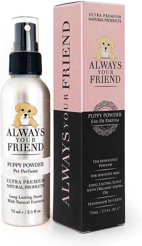 Always Your Friend - Parfum pour chien aux propriétés hydratantes - Puppy  Powder - 75 ml | bol