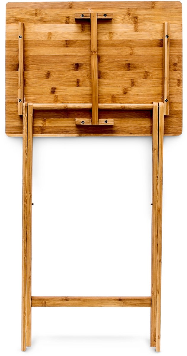 balkontafel inklapbaar - 63 x 48 x 38,5 cm - bamboe - klaptafel thumbnail 2