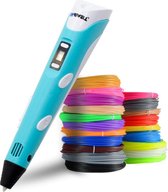 De Frezy 3D Pen + 100m Filament - incl. 10 kleuren van 10 meter filament - Kleuren - Blauw