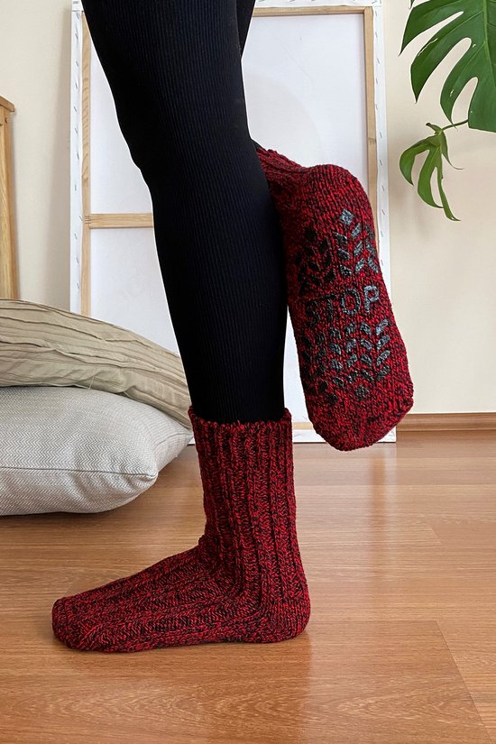 ABS sokken | Anti- Slip | Comfortabele huisslipper sokken voor dames | Gezellige | Warme | Coole sokken | Cadeau sokken | 2 paar