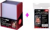 Afbeelding van het spelletje Ultra Pro Soft Card Sleeves +  Ultra Pro Red Border |100 st | +25 st | Combi Pack | Pokemon