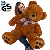 Monzana - Pluche beer - Knuffel - 100 cm - Bruin