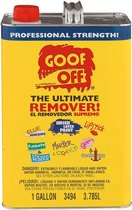 Goof Off Professional - lijmverwijderaar - verfreiniger - goo verwijderaar - lijmvlekken, kauwgom, stickers, oplosmiddel - 3.8 Liter