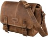Kapstadt Leather Photo Bag Small WIDE Cognac