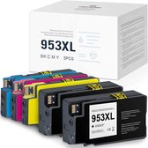 G&G Huismerk Inktcartridge Alternatief voor HP 953 953XL (5 Multipack) - Hoge Capaciteit