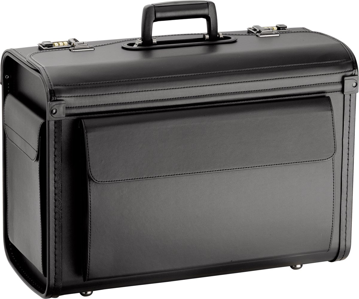 D & N Business Pilotenkoffer / Attachékoffer 2809 - 18,4" - Zwart