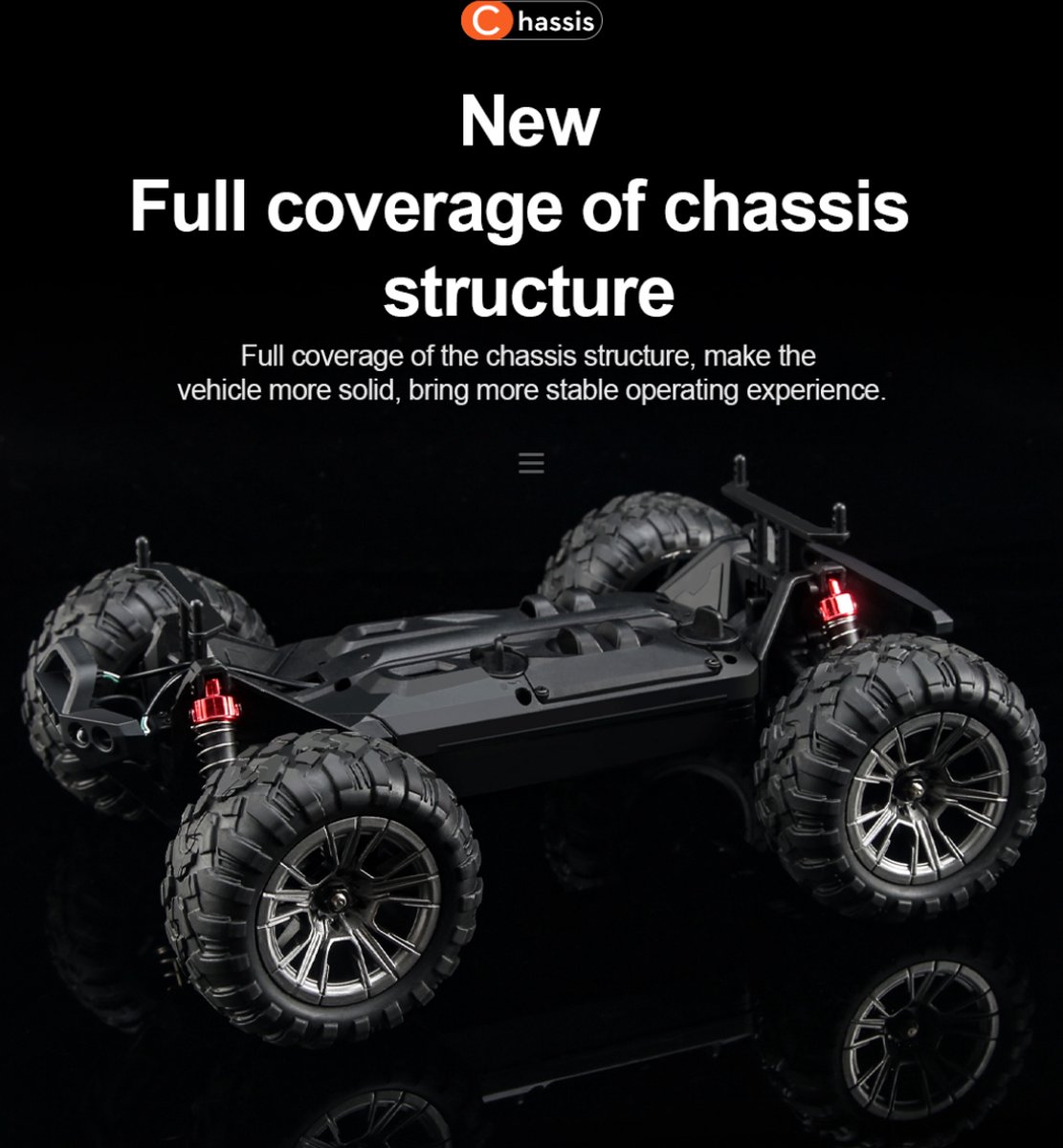 Trendtrading Power Car  Bestuurbare Auto - 36 Km/u RC Auto - 4x4 aandrijving - Groen — afbeelding 7