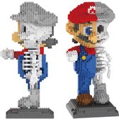 Creactive® Super Mario Skeletfiguur | Bouwset Modelbouw Super Nintendo Personagepakket Starterset Lego-achtige Bouwstenen Blokjes 3D Puzzel Nano Block Bouwsets Cadeau