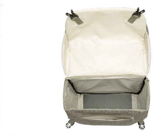 New Looxs Ivy Mondi Joy Dubbele Fietstas MIK - 38 liter - Walnoot Ivy grijs groen van New Looxs — afbeelding 4