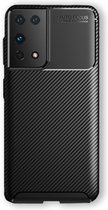 Casecentive Shockproof Case - Samsung Galaxy S21 Ultra - zwart