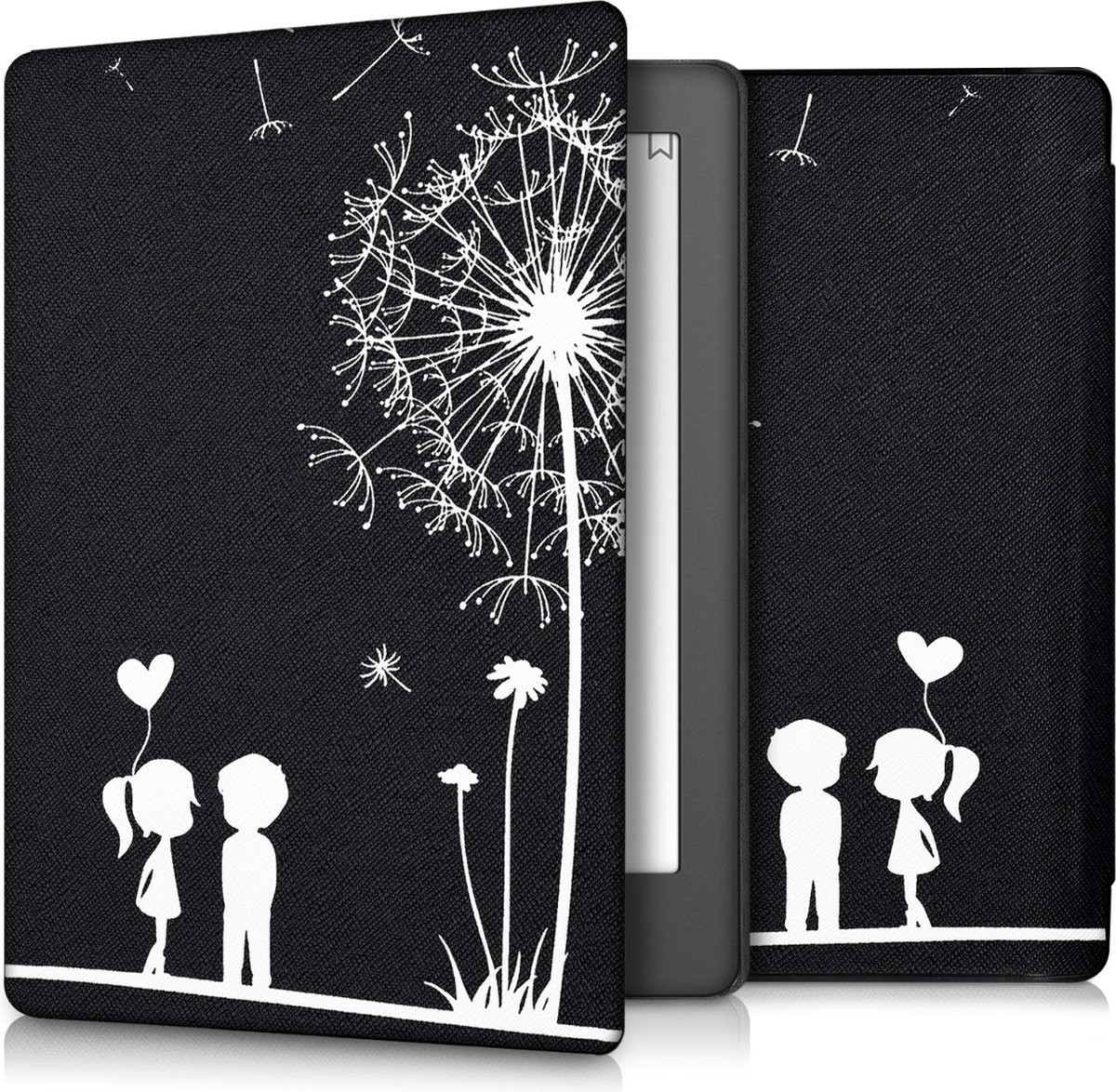 Kwmobile Étui Compatible Avec Kobo Aura Edition 2 Coque - Étui à Rabat Magnétique Tablette EReader Similicuir - Lavande