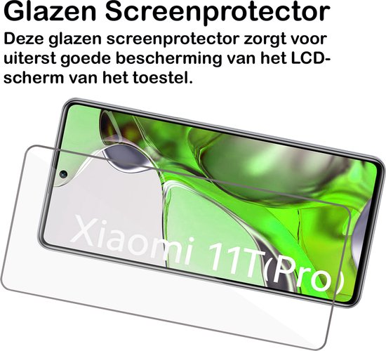 2x Verre de protection d'écran pour Xiaomi Mi 11T / Mi 11T Pro - Verre de protection d'écran Xiaomi Mi 11T / Mi 11T Pro - Compatible avec le boîtier Xiaomi Mi 11T / Mi 11T Pro - Verre de protection d'écran en verre