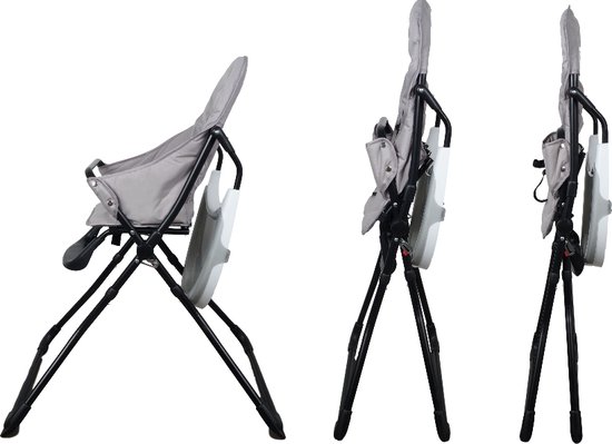 Ding Nemo Kinderstoel - Zwart - Kinderstoel met tafelblad en veiligheidsriempje