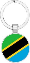 Akyol - Tanzania Sleutelhanger - Tanzania- Toeristen - Must go - Tanzania travel guide - Accessoires - Cadeau - Gift - Geschenk - 2,5 x 2,5 CM