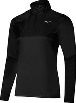 Mizuno Hybrid Long Sleeve HZ Dames - Sporttruien - zwart - maat L