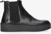 Tango | Kelsey 1-a black leather chelsea boot - black sole | Maat: 38