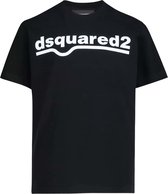 Dsquared2 Logo T-shirt Zwart  Jongens maat 176