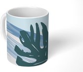 Mok - Zomer - Monstera - Groen - 350 ML - Beker