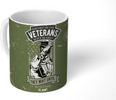 Mok - Koffiemok - Vintage - Leger - Amerika - Mokken - 350 ML - Beker - Koffiemokken - Theemok - Vaderdag cadeau - Geschenk - Cadeautje voor hem - Tip - Mannen