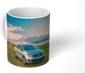 Mok - Auto - Landschap - Zon - 350 ML - Beker