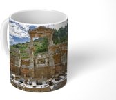 Mok - Ruïnes van de Turkse fontein van Trajanus in Efeze - 350 ML - Beker
