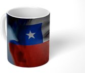 Mok - Koffiemok - Vlag van Chili - Mokken - 350 ML - Beker - Koffiemokken - Theemok