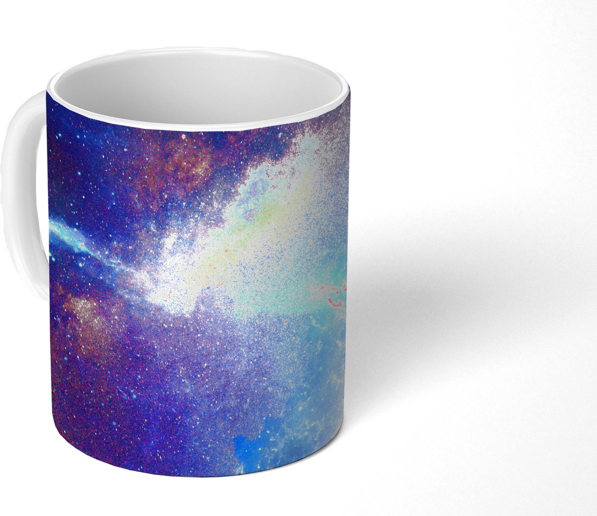 Mok - Koffiemok - Ruimte - Ster - Kleuren - Mokken - 350 ML - Beker - Koffiemokken - Theemok