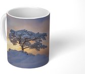 Mok - Het besneeuwde landschap van Korea - 350 ML - Beker
