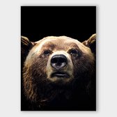 Artistic Lab Poster - Dark Bear - 140 X 100 Cm - Multicolor