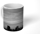 Mok - Londen skyline bij zonsondergang - zwart wit - 350 ML - Beker