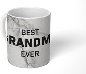 Mok - Koffiemok - Spreuken - Quotes - Best grandma ever - Oma - Mokken - 350 ML - Beker - Koffiemokken - Theemok - Mok met tekst