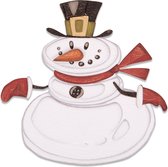 Sizzix Thinlits snijmal - Kerst - Sneeuwpop - 1s