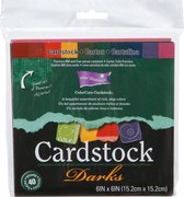 Coredinations cardstock 15,2x15,2cm x40 ass. darks