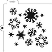 The Crafter's Workshop Stencil - Koekjes - snowflakes