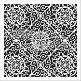Hobbysjabloon - Template 30,5x30,5cm 30x30cm lacy tiles
