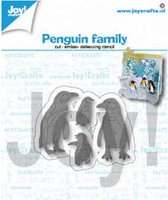 Joy!Crafts Stencil - Stans-embos-debosmal Pinguïn familie