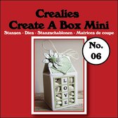 Crealies Create A Box mini snijmal - nr.06 Melkpak