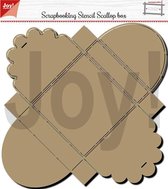 Joy!Crafts Stencil - embosstencil - polybesa Scrap box stencil
