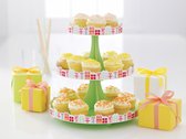 Martha Stewart modern festive cupcake stand