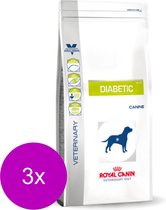 Royal Canin Veterinary Diet Diabetic Diet - Hondenvoer - 3 x 1.5 kg